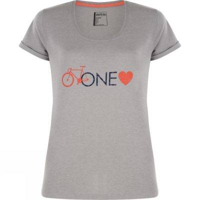 Playeras Dare 2 b One Love Mujer - Gris - Chile XJE756849